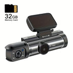 1080P Dual Camera,Dash Cam For Cars,Front And Inside,car Camera With IR Night Vision,Loop Recording,wide Angle Car DVR Camera With 3.16 Inch IPS Screen,dual Lens Car Dashboard Video Cam