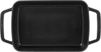 Staub Cast Iron 12-inch x 8-inch Roasting Pan - Matte Black, Made in France