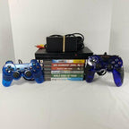 Sony PlayStation 2 PS2 Slim SCPH-77001 Console Bundle w/ 2 Controllers, 6 Games