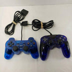 Sony PlayStation 2 PS2 Slim SCPH-77001 Console Bundle w/ 2 Controllers, 6 Games