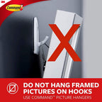 Command Wall Hooks Bundle - Command Small Wire Toggle Hooks 16 Hooks with Large Utility Hooks 7 Hooks, Command Strips Included