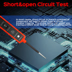 Power Circuit Probe Tester 6-24V DC Test Light Short Circuit Automotive Component Electrical Polarity Identify Continuity Tester Overload Protection
