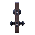Colonial Black Entry Door Knob with Deadbolt