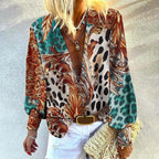 Fashion Leopard Print Blouse