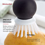 KitchenAid Soft Grip Vegetable Brush, 2.05 Inch, Black
