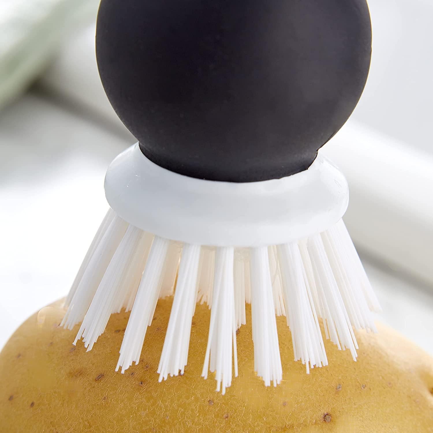 KitchenAid Soft Grip Vegetable Brush, 2.05 Inch, Black
