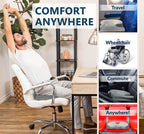 ComfiLife Gel Enhanced Seat Cushion - Non-Slip Orthopedic Gel &amp; Memory Foam Coccyx Cushion for Tailbone Pain - Office Chair Car Seat Cushion - Sciatica &amp; Back Pain Relief