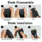 Cordless Hair clippers electric for Rechargeable Men Hair trimmers