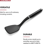 KitchenAid KE001OHOBA Classic Solid Turner, One Size, Black 2