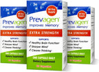 Prevagen Improves Memory - Extra Strength 20mg, 60 Capsules |3 Pack| with Apoaequorin & Vitamin D | Brain Supplement for Better Brain Health, Supports Healthy Brain Function