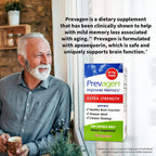 Prevagen Improves Memory - Extra Strength 20mg, 60 Capsules |2 Pack| with Apoaequorin & Vitamin D|Brain Supplement for Better Brain Health, Supports Healthy Brain Function & Clarity|Memory Supplement