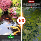 AN1370GPH Pond Filter Pump, 110V/57W Fountain Submersible Water Pump can Adjust Water Flow, High Efficiency Filter Water Pump for Clearing Pond Garden Waterfall Fish Tank Aquarium