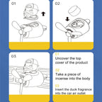 Cacacece Car Air Fresheners Duck Pilot Automotive Auto Vehicle Air Outlet Car Perfume Fragrance