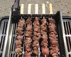 543 -Motorized kebob skewers for your existing gas / charcoal BBQ grill