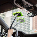 Car Glass Plastic Cleaning Brush With A Replacement Detachable Brush Head