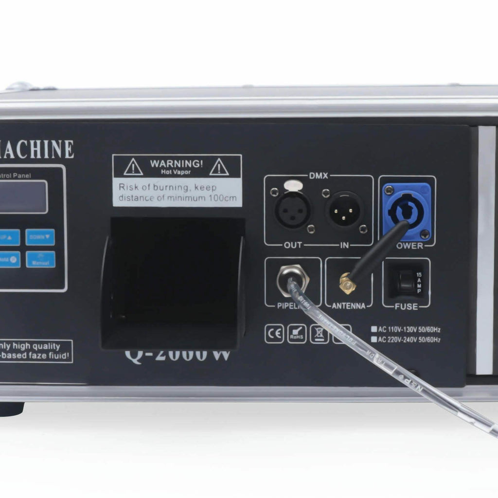 CNCEST StaFog Machine DMX StaMist Haze Machine 3.5L w/ Flight Case PackaDJ KTV Party Hazer 3.5L 1.5KW