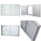 Signature Series 36 in. 304  Steel Double Access Door