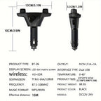 Car FM Transmitter MP3 Player Adapter Charger Handsfree