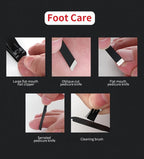 10pcs Black Nail Clippers Kit, Ultra Sharp Sturdy Fingernail Cutters, Professional Nail Clippers Pedicure Care Tools, Toenail Clipper Cutters For Men And Women Nail Trimmer
