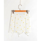 elegant floral embroidery skirt