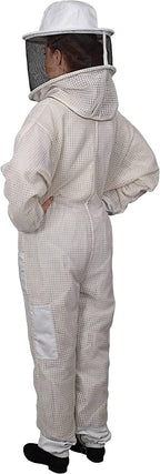 Humble Bee 420 Aero Beekeeping Suit with Round Veil, XXXL, Summer Beige