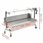 Lar Steel Roaster Rotisserie BBQ CooPig Lamb Chicken BBQ Party