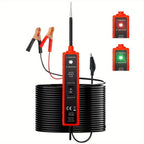 Power Circuit Probe Tester 6-24V DC Test Light Short Circuit Automotive Component Electrical Polarity Identify Continuity Tester Overload Protection