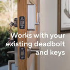 Single Cylinder Deadbolt Smart Lock, WiFi and Bluetooth Enabled Deadbolt, Works with  Alexa