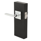 Halifax Square Polished Chrome PassaHall/Closet Door Lever