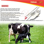 WellnessD'Light  Steel Calf Puller Calving Durable Ratchet Delivery Cattle Birthing Veterinary Instruments by WDL, Silver, 65 inches