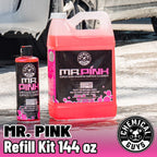 Chemical Guys CWS_402 Mr. Pink Car Wash Soap &amp; Refill Kit, 2 Bottles - (1) 16 oz and (1) Gallon (Works with Foam Cannons, Foam Guns or Bucket Washes) Safe for Cars, Trucks, Motorcycles, &amp; More, 144 oz