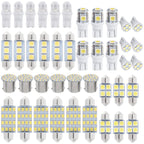 42PCS Xenon White SMD LED Bulb - 6000K Interior Light Bulbs for Cars, RVs &amp; Trunks - T10 Reading Light