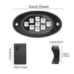 Rock Lights For Trucks, 4/6/8/10 Pods RGB LED Rock Lights With APP/Remote Control &amp; Music Mode,  For Pickup Off Road Jeep RZR SUV ATV UTV Car