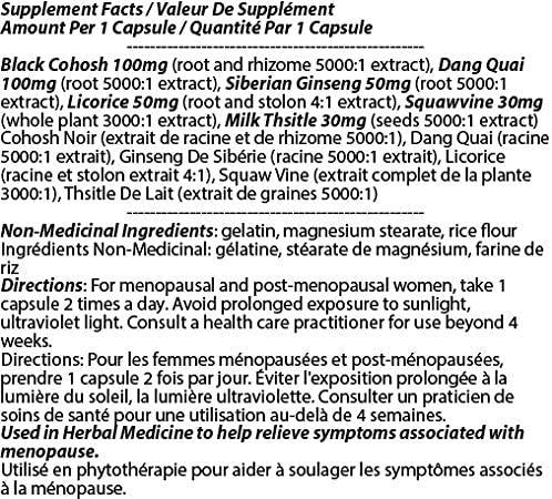 Bio-Change 360mg 100c [12 Bottles] by Total Natural, Women Health Care, Supports Hormonal Balance, Reduces Hot Flashes and Night Sweats, Made in Canada