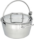 Demeyere Resto Maslin Pan w/Lid, 10.6 qt.
