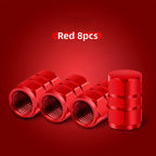 4/8pcs Aluminum Alloy Tire Valve Caps - Dustproof &amp; USA AIR Compatible - For Cars, Motorcycles &amp; Trucks