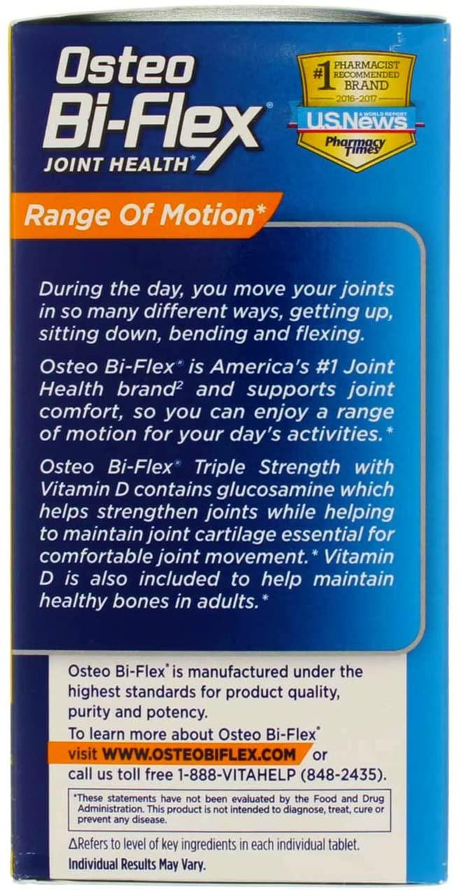 Osteo Bi-Flex Triple Strength + Vitamin D, Coated Tablets 80 ea (Pack of 10)
