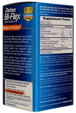 Osteo Bi-Flex Triple Strength + Vitamin D, Coated Tablets 80 ea (Pack of 10)