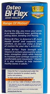 Osteo Bi-Flex Triple Strength + Vitamin D, Coated Tablets 80 ea (Pack of 10)