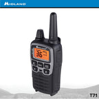 Midland T71VP3 36  FRS Two-Way Radio - Up to 38 Mile RanWalkie Talkie - Black/Silver (Pack of 6)