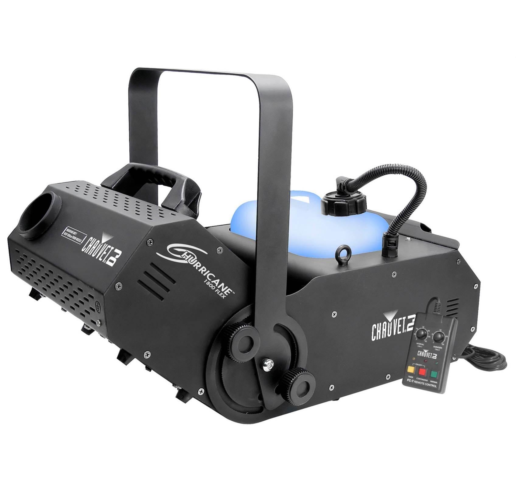 Chauvet DJ Smoke Pro Machine w/Timer Remote(2 Pack) & Smoke Fluid (2 Pack)