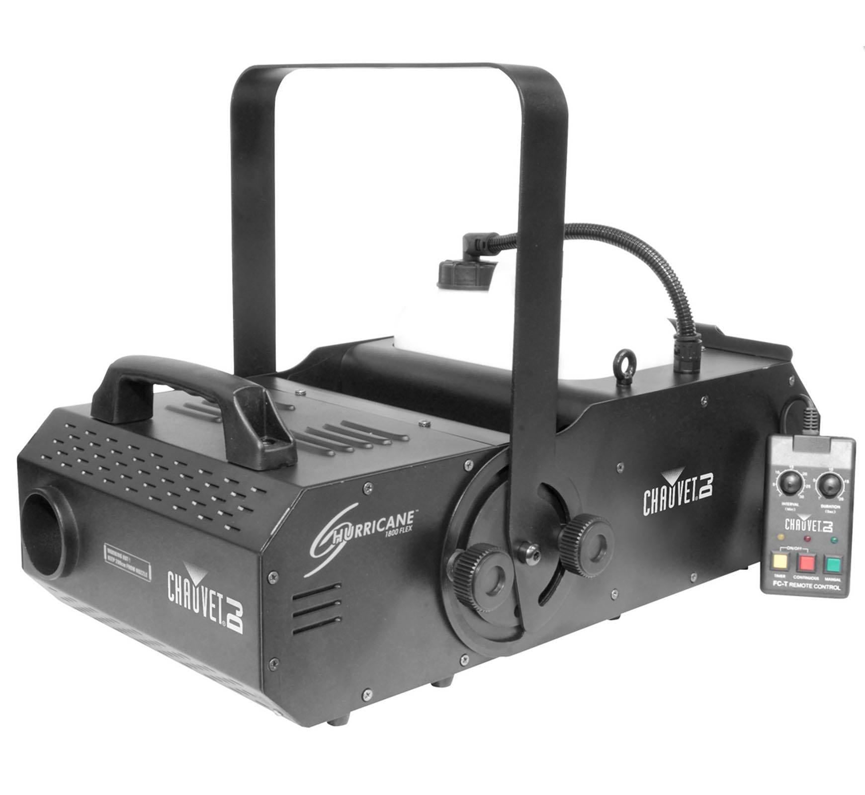 Chauvet FLEX DMX Fog Machine w/ Water Based Smoke Fog Haze Machine Fluid(2 Pack)