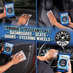 Chemical Guys PMWSPI22050 Total Interior Cleaner &amp; Protectant Wipes Mega 50 Pack, Safe for Cars, Trucks, SUVs, Jeeps, Motorcycles, RVs &amp; More ( 50 Ct)