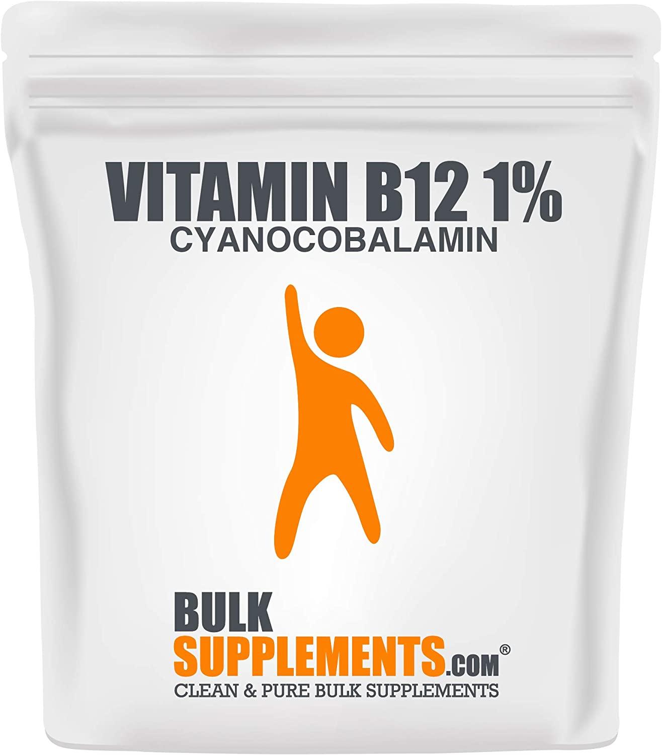 BulkSupplements.com Vitamin B12 1% (Cyanocobalamin) Powder (5 Kilograms - 11 lbs)