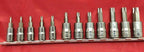 Snap-On 12 Piece 6 Point Torx Bit Deep Socket Driver Set, Part #212EFTXY