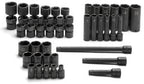 SK Hand SK31036 39 Piece .25 in. Drive Metric Impact Socket Set
