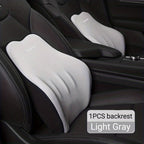 Car Headrest Lumbar Pillow High Rebound  Memory Foam Car Neck Pillow Waist Support High End Car Seat Pillow