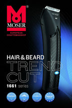 Moser 1661-0460 Trend Cut Li Professional Cordless Hair Clipper Be1