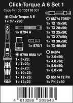 W05130110001 Click-Torque A 6 Set 1, 19 Pieces