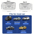 Protect Your Car From The Sun With This Universal Windshield Sun Visor!